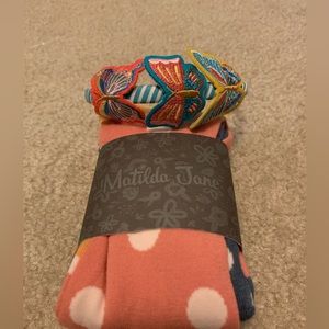Matilda Jane leggings and head band set